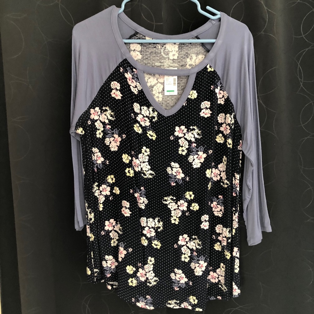 Maurices 3/4 sleeve 24/7 Tee